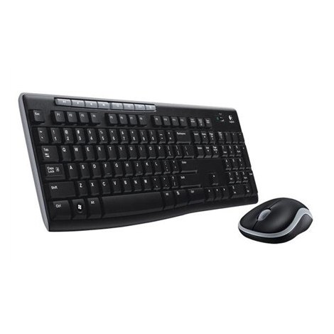 Logitech | MK270 | Keyboard and Mouse Set | Wireless | Mouse included | Batteries included | US | Black, Silver | USB | English - 2